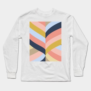 SUNSET MINIMAL STRIPES Long Sleeve T-Shirt